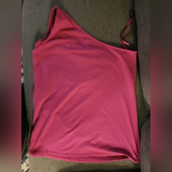 Torrid Plus Size 3 Foxy One Shoulder Cutout Top - Purple - Picture 2 of 8